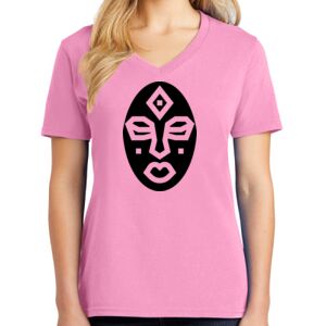 Women's Cotton V-Neck Tee Thumbnail