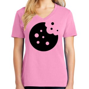 Women's Cotton V-Neck Tee Thumbnail