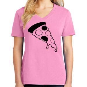Women's Cotton V-Neck Tee Thumbnail