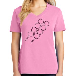 Women's Cotton V-Neck Tee Thumbnail