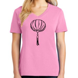 Women's Cotton V-Neck Tee Thumbnail