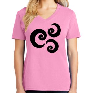 Women's Cotton V-Neck Tee Thumbnail