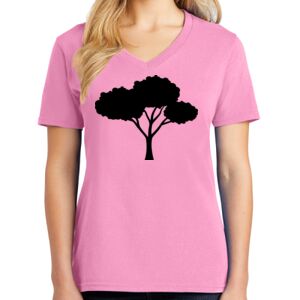 Women's Cotton V-Neck Tee Thumbnail