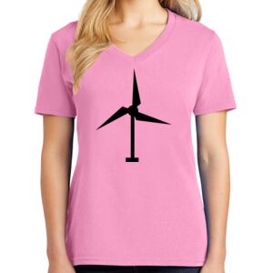 Women's Cotton V-Neck Tee Thumbnail