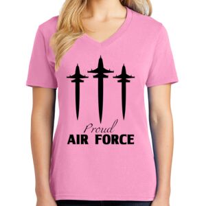 Women's Cotton V-Neck Tee Thumbnail