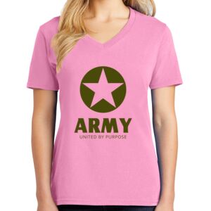 Women's Cotton V-Neck Tee Thumbnail