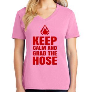 Women's Cotton V-Neck Tee Thumbnail