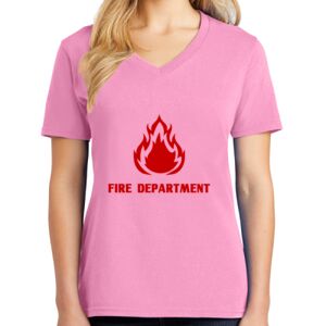 Women's Cotton V-Neck Tee Thumbnail
