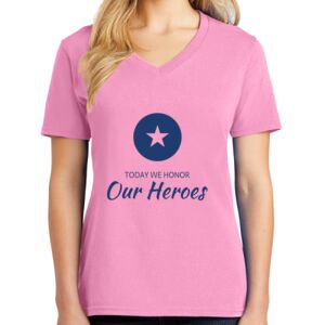 Women's Cotton V-Neck Tee Thumbnail