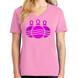 Women's Cotton V-Neck Tee Thumbnail