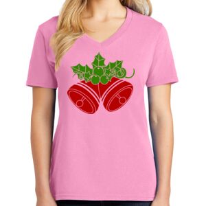 Women's Cotton V-Neck Tee Thumbnail