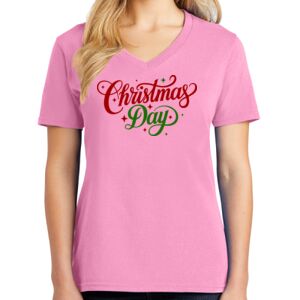Women's Cotton V-Neck Tee Thumbnail