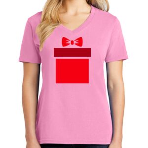 Women's Cotton V-Neck Tee Thumbnail