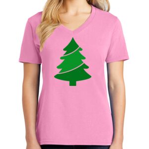 Women's Cotton V-Neck Tee Women's Cotton V-Neck Tee Thumbnail