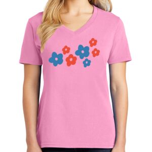 Women's Cotton V-Neck Tee Thumbnail