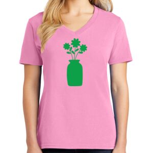 Women's Cotton V-Neck Tee Women's Cotton V-Neck Tee Thumbnail