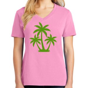 Women's Cotton V-Neck Tee Women's Cotton V-Neck Tee Thumbnail