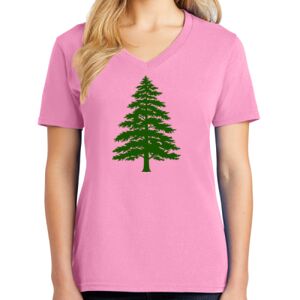 Women's Cotton V-Neck Tee Women's Cotton V-Neck Tee Thumbnail