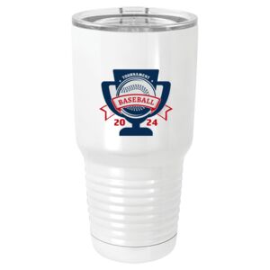 30 oz. White Vacuum Insulated Tumbler w/Lid 30 oz. White Vacuum Insulated Tumbler w/Lid Thumbnail