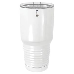  30 oz. White Vacuum Insulated Tumbler w/Lid  Thumbnail