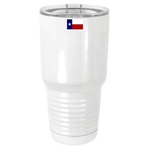  30 oz. White Vacuum Insulated Tumbler w/Lid  Thumbnail