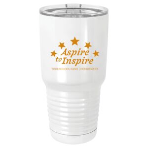  30 oz. White Vacuum Insulated Tumbler w/Lid  Thumbnail