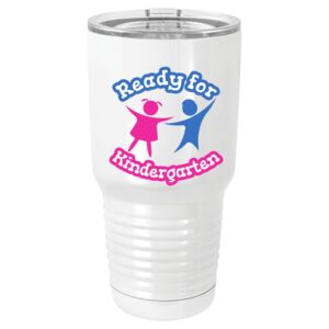 30 oz. White Vacuum Insulated Tumbler w/Lid 30 oz. White Vacuum Insulated Tumbler w/Lid Thumbnail