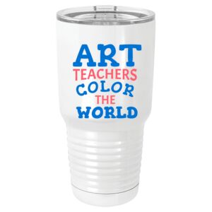  30 oz. White Vacuum Insulated Tumbler w/Lid  Thumbnail