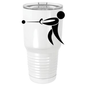 30 oz. White Vacuum Insulated Tumbler w/Lid 30 oz. White Vacuum Insulated Tumbler w/Lid Thumbnail