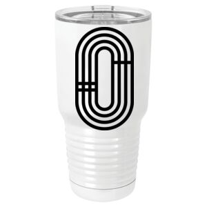  30 oz. White Vacuum Insulated Tumbler w/Lid  Thumbnail