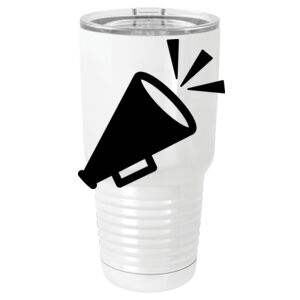 30 oz. White Vacuum Insulated Tumbler w/Lid 30 oz. White Vacuum Insulated Tumbler w/Lid Thumbnail