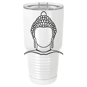  30 oz. White Vacuum Insulated Tumbler w/Lid  Thumbnail