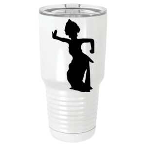  30 oz. White Vacuum Insulated Tumbler w/Lid  Thumbnail