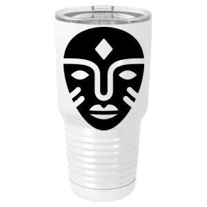 30 oz. White Vacuum Insulated Tumbler w/Lid  Thumbnail