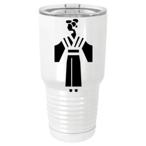  30 oz. White Vacuum Insulated Tumbler w/Lid  Thumbnail