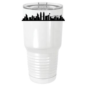  30 oz. White Vacuum Insulated Tumbler w/Lid  Thumbnail