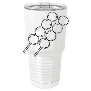  30 oz. White Vacuum Insulated Tumbler w/Lid  Thumbnail