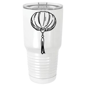  30 oz. White Vacuum Insulated Tumbler w/Lid  Thumbnail