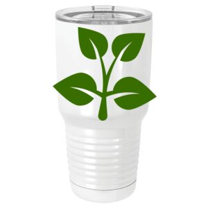  30 oz. White Vacuum Insulated Tumbler w/Lid  Thumbnail