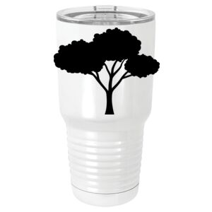  30 oz. White Vacuum Insulated Tumbler w/Lid  Thumbnail