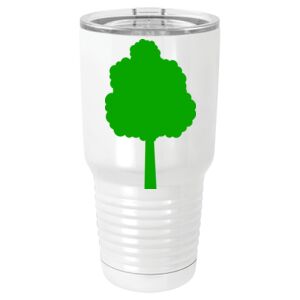  30 oz. White Vacuum Insulated Tumbler w/Lid  Thumbnail