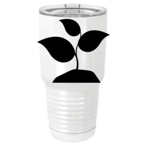  30 oz. White Vacuum Insulated Tumbler w/Lid  Thumbnail