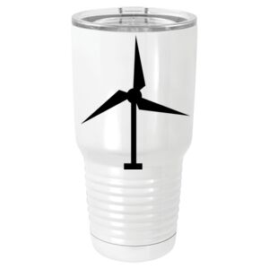  30 oz. White Vacuum Insulated Tumbler w/Lid  Thumbnail