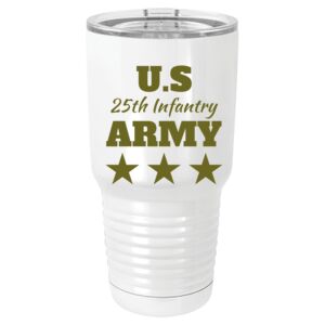  30 oz. White Vacuum Insulated Tumbler w/Lid  Thumbnail