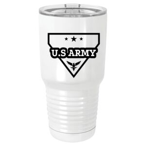 30 oz. White Vacuum Insulated Tumbler w/Lid 30 oz. White Vacuum Insulated Tumbler w/Lid Thumbnail