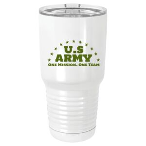 30 oz. White Vacuum Insulated Tumbler w/Lid 30 oz. White Vacuum Insulated Tumbler w/Lid Thumbnail