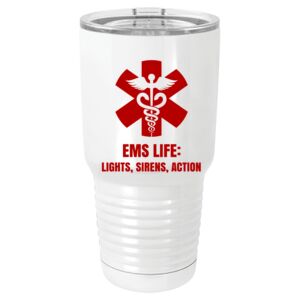 30 oz. White Vacuum Insulated Tumbler w/Lid 30 oz. White Vacuum Insulated Tumbler w/Lid Thumbnail