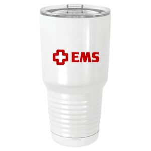 30 oz. White Vacuum Insulated Tumbler w/Lid 30 oz. White Vacuum Insulated Tumbler w/Lid Thumbnail