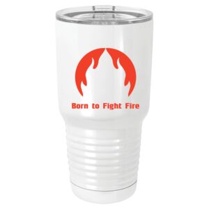  30 oz. White Vacuum Insulated Tumbler w/Lid  Thumbnail