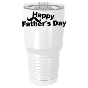  30 oz. White Vacuum Insulated Tumbler w/Lid  Thumbnail